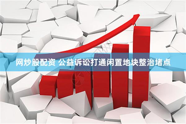网炒股配资 公益诉讼打通闲置地块整治堵点